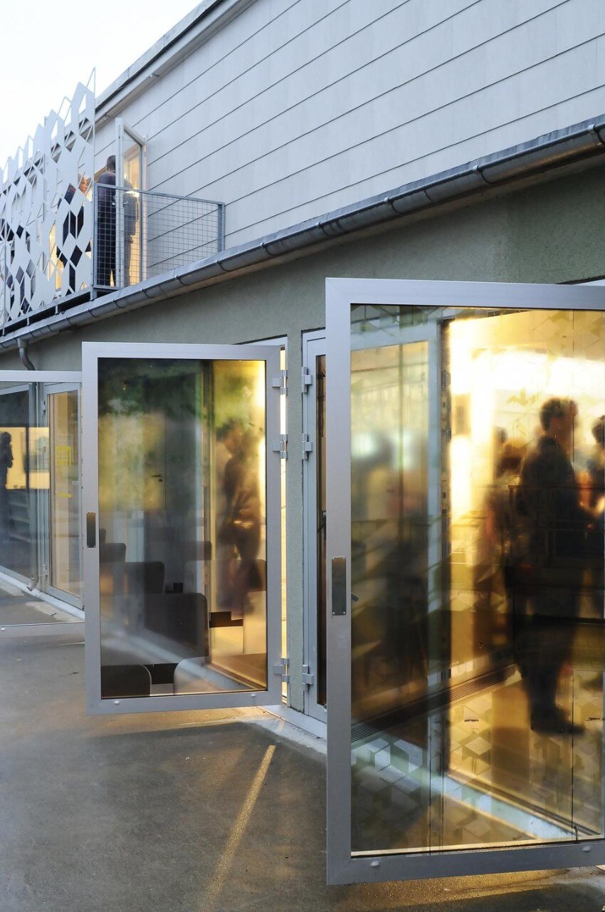 Opening of The Banquet exhibition with Herreros Arquitectos. Opening of The Banquet exhibition with Herreros Arquitectos.