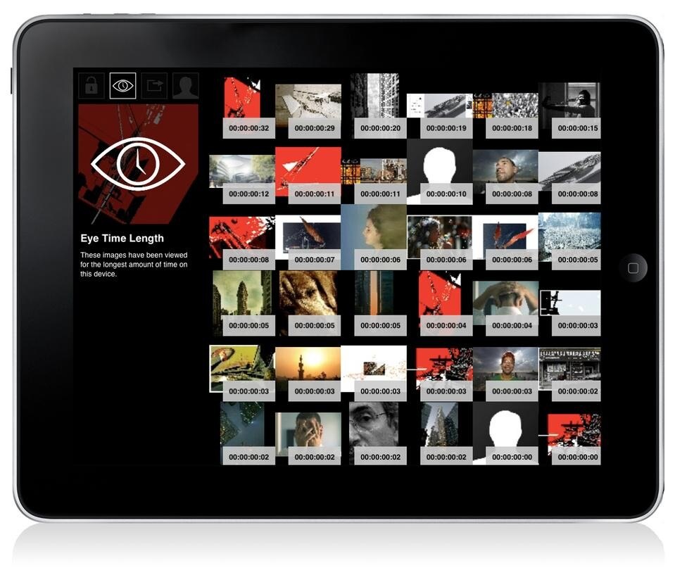 Morpholio tracks the amount and type of viewing time, "Eye Time," an image receives, and constantly
updates a collection of most frequently visited, most zoomed, and longest viewed images. Morpholio tracks the amount and type of viewing time, "Eye Time," an image receives, and constantly
updates a collection of most frequently visited, most zoomed, and longest viewed images.