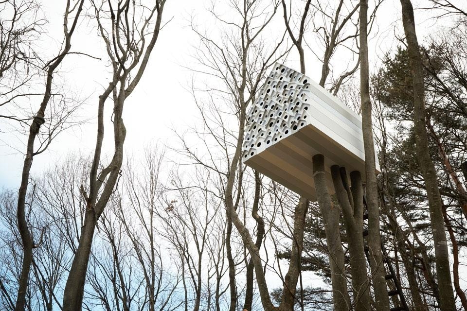 Nendo, <em>Tree house "bird" apartment</em>, Momofuku Ando Center, Japan Nendo, <em>Tree house "bird" apartment</em>, Momofuku Ando Center, Japan