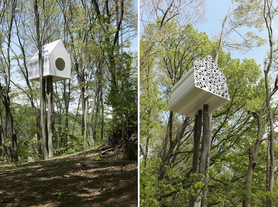 Nendo, <em>Tree house "bird" apartment</em>, Momofuku Ando Center, Japan Nendo, <em>Tree house "bird" apartment</em>, Momofuku Ando Center, Japan