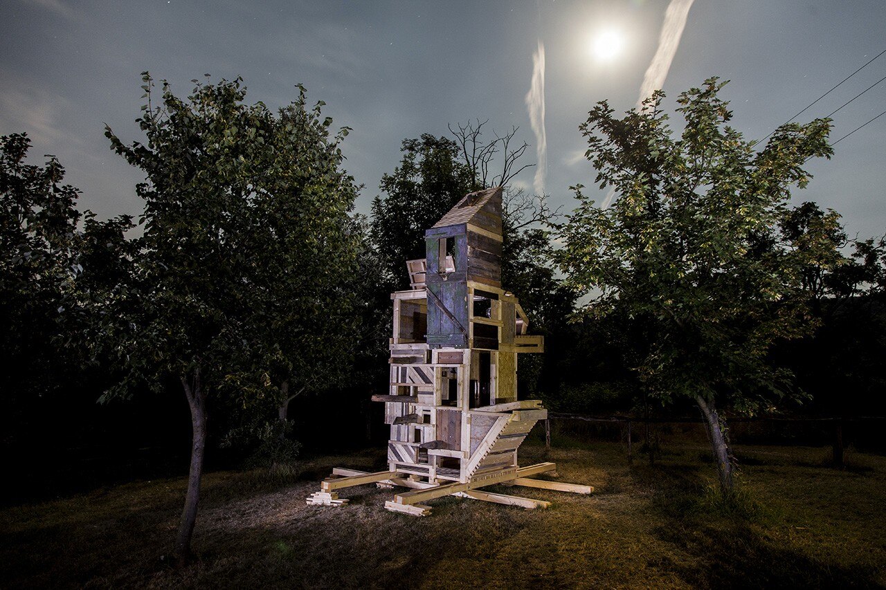 Hello Wood 2013, Suzana Milinovic and Rufus van den Ban, Panorama Peep Holee Hello Wood 2013, Suzana Milinovic and Rufus van den Ban, Panorama Peep Holee