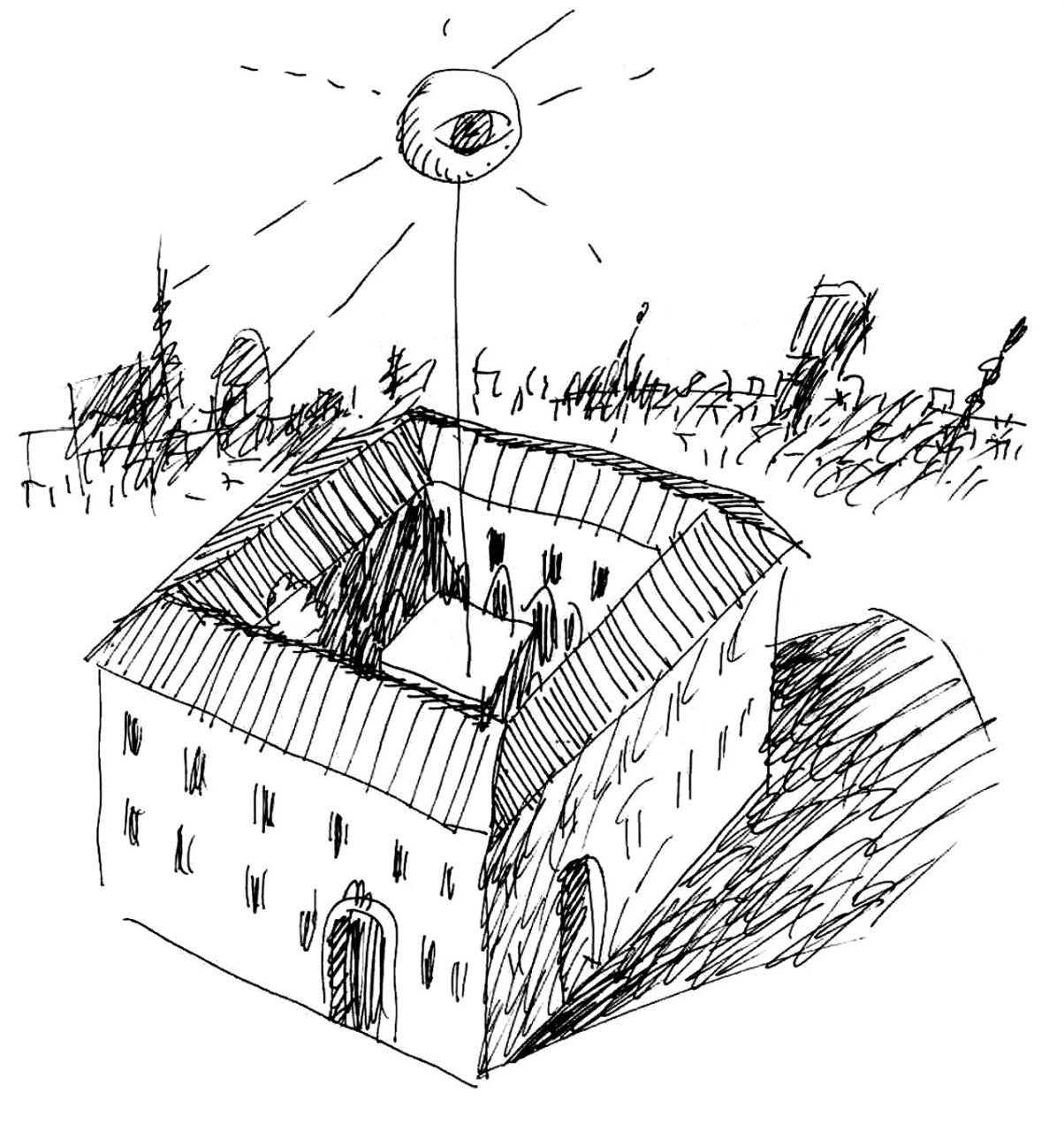 Studio Azzurro, sketch for Domus Voices Studio Azzurro, sketch for Domus Voices