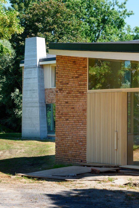 Img.15 Perneel Osten Architecten, House on the Leie, Astene, Belgium 2016. Photo Arnout Fonck Img.15 Perneel Osten Architecten, House on the Leie, Astene, Belgium 2016. Photo Arnout Fonck