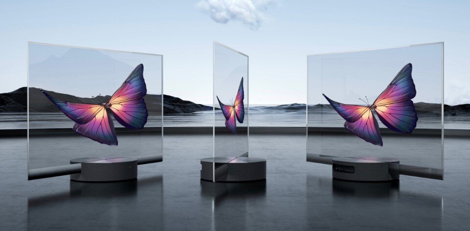 World’s first mass-produced transparent TV by Xiaomi