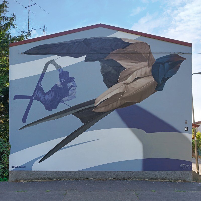 Milan, new murals on 38 buildings for the Winter Olympics