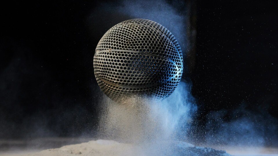 Is the 3D-printed ball the future of basketball?