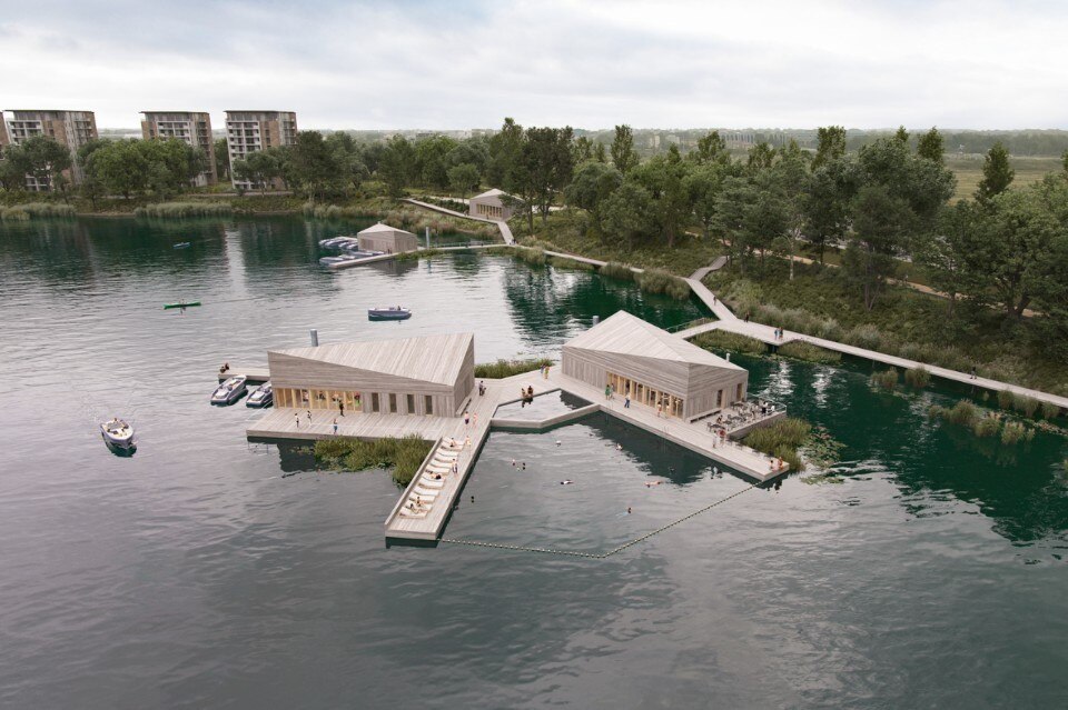 Milan’s new lido in former quarry on the outskirts of the city