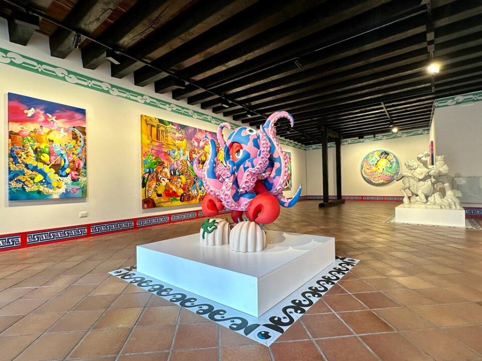 Philip Colbert on show in Venice with “House of the Lobster”