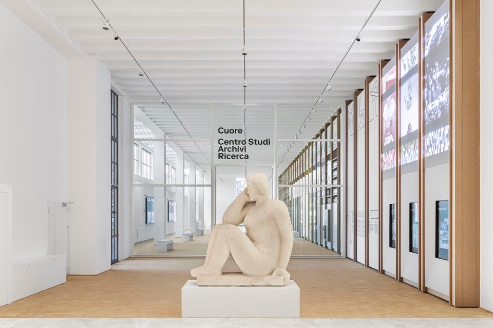 Cuore, Triennale Milano’s study center for archives and research, has opened
