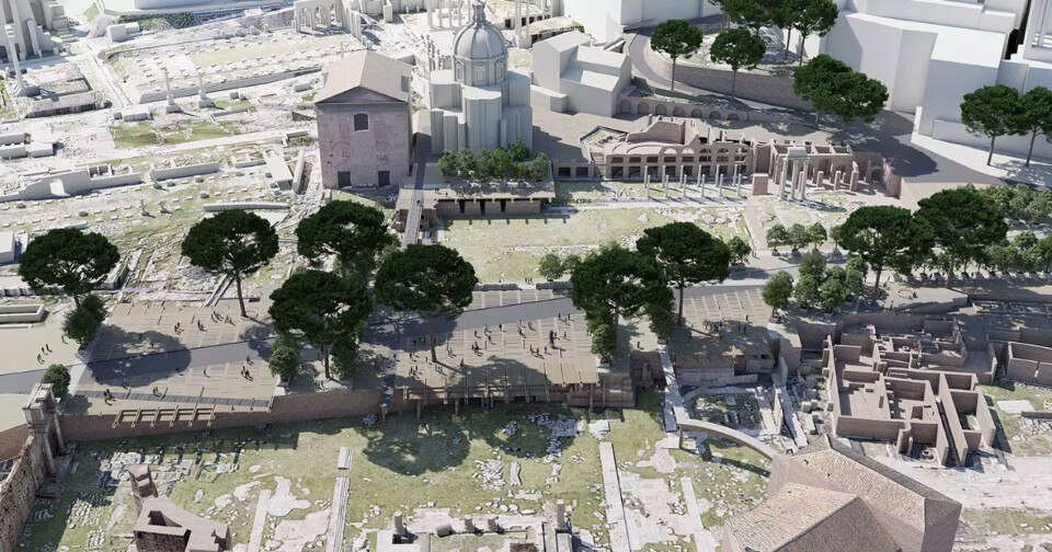 Rome's new archaeological walk tol be designed by Labics