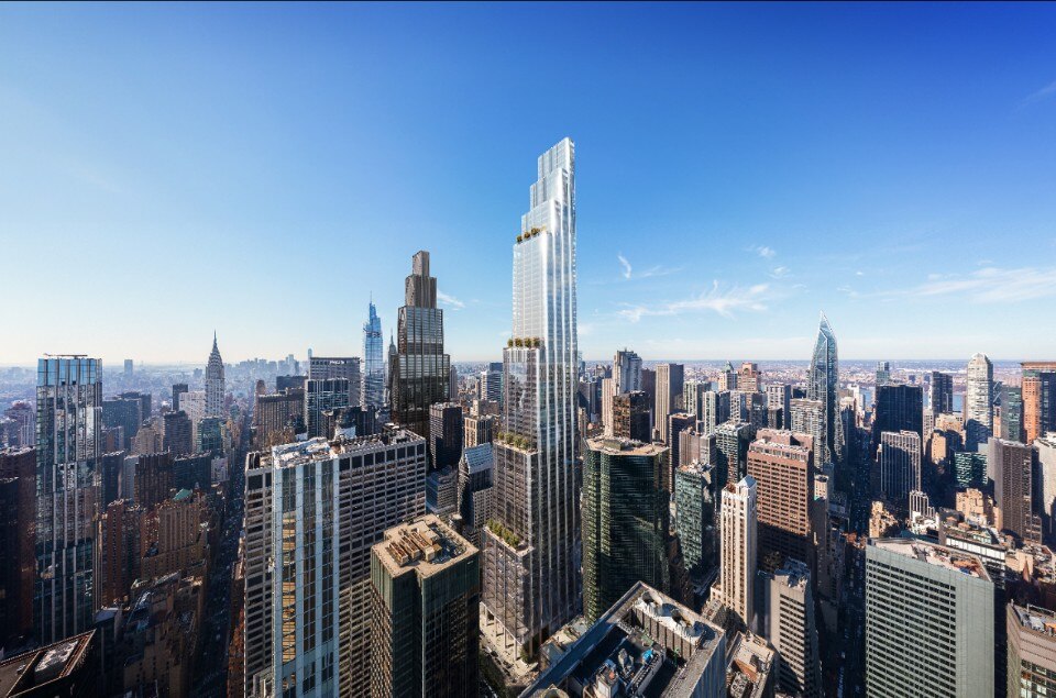 Foster + Partners designed an all-electric tower in New York