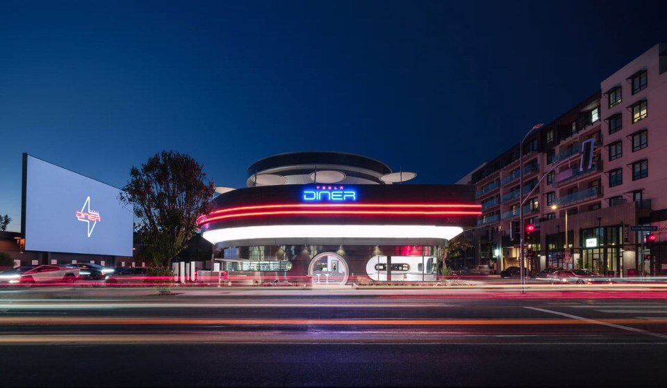 Elon Musk’s long-awaited Tesla diner opens in Los Angeles