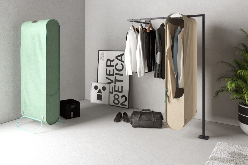 Pura-Case by Carlo Ratti uses ozone to purify clothes