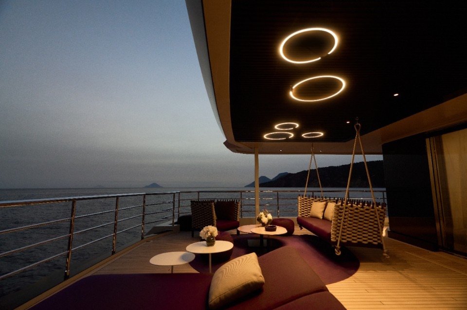 Occhio illuminates the Maverick Yacht