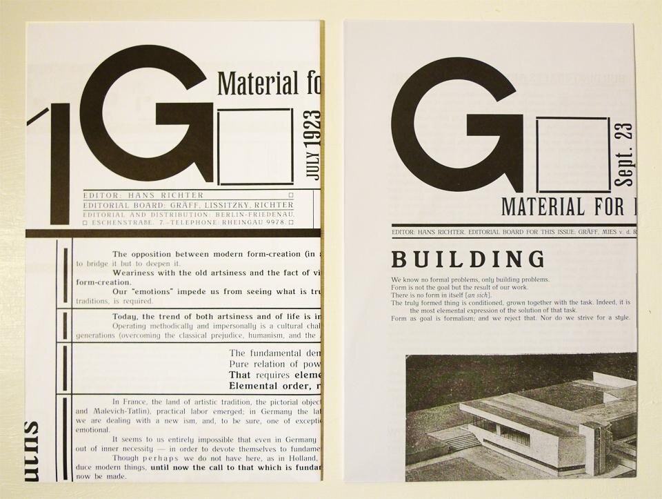 Folded inserts, <i>G: Materials for Elemental Form-Creation.</i> Folded inserts, <i>G: Materials for Elemental Form-Creation.</i>