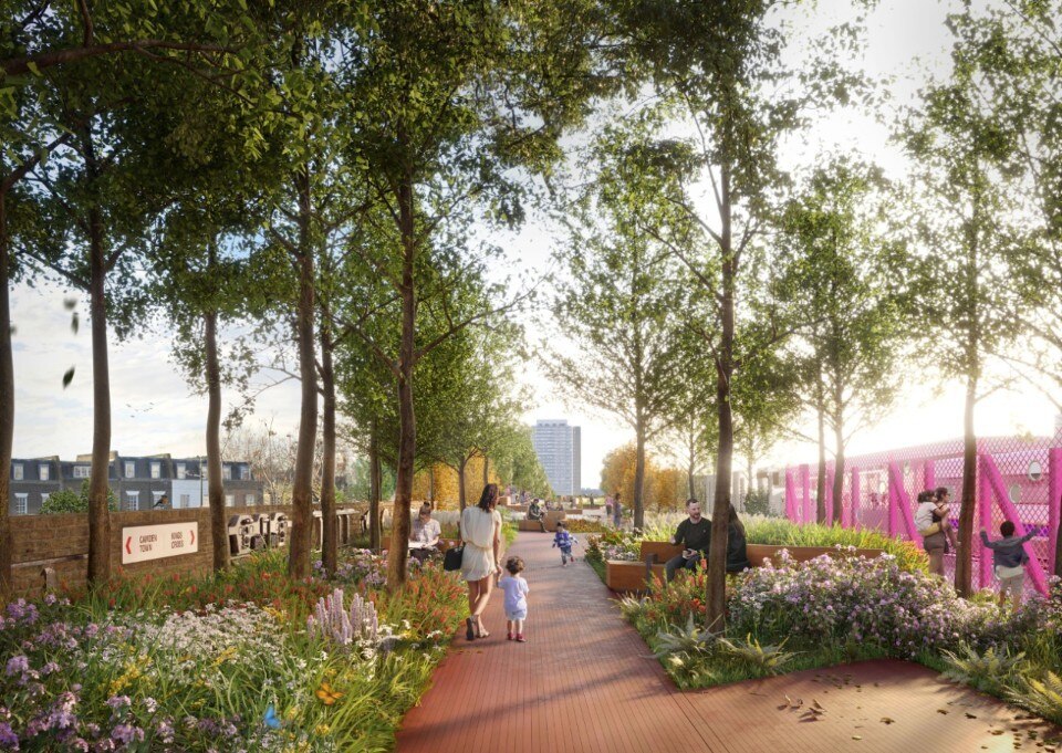 Camden Highline will transform London’s railway tracks