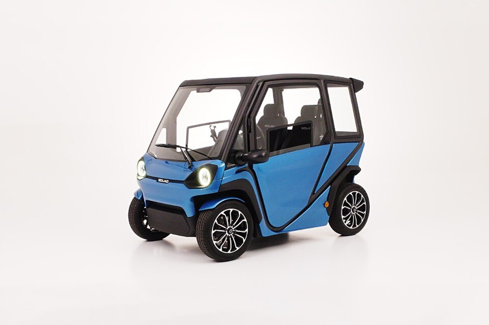 An affordable solar-charging electric microcar