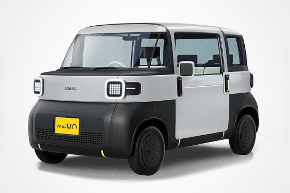 Daihatsu’s Me:Mo is an EV minicar that can be fitted with 3D-printed parts