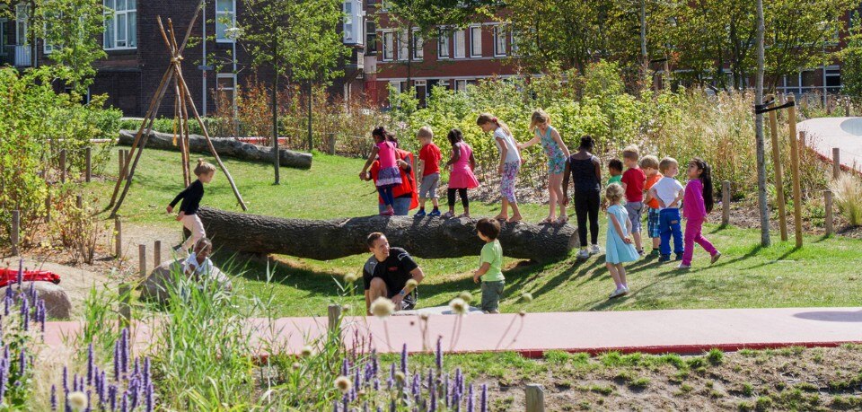 Openfabric e Dmau, Into the wild parco giochi a L'Aia, 2015 Openfabric e Dmau, Into the wild parco giochi a L'Aia, 2015