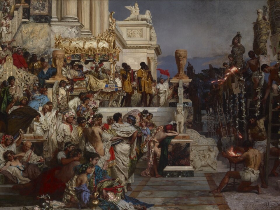 Roma in fiamme