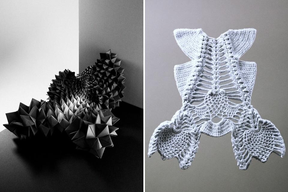 A sinistra: Sandra Backlund, Ink Blot Test, Autunno/Inverno 2007-08. Photo Ola Bergengren, 2011. A destra: Sandra Backlund, Pool Position, Primavera/Estate 2009. Photo Ola Bergengren, 2011 A sinistra: Sandra Backlund, Ink Blot Test, Autunno/Inverno 2007-08. Photo Ola Bergengren, 2011. A destra: Sandra Backlund, Pool Position, Primavera/Estate 2009. Photo Ola Bergengren, 2011